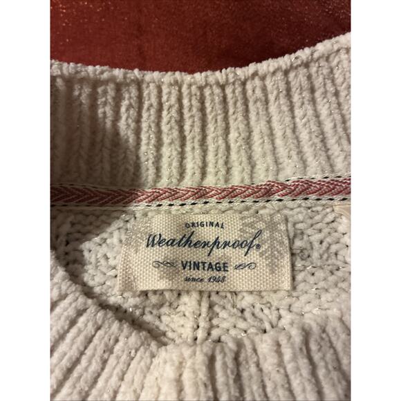 Weatherproof Vintage Chenille Sparkle Sweater in size M - Picture 3 of 7